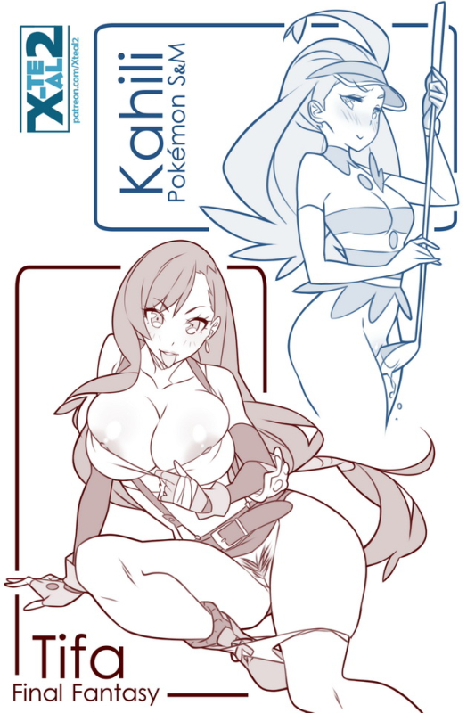 kahili (pokemon)+tifa lockhart