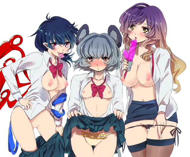 hijiri byakuren+houjuu nue+nazrin