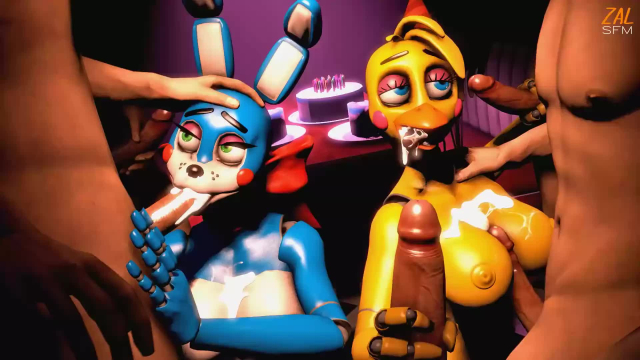 toy bonnie (fnaf)+toy chica (fnaf)