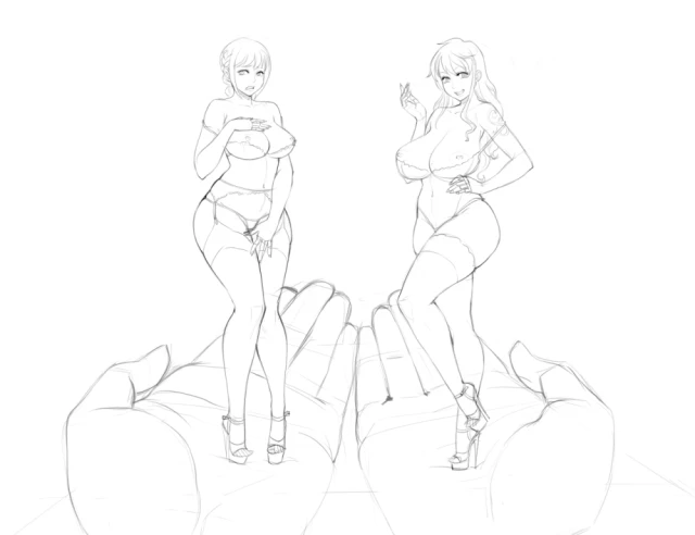 nami (one piece)+rebecca (one piece)
