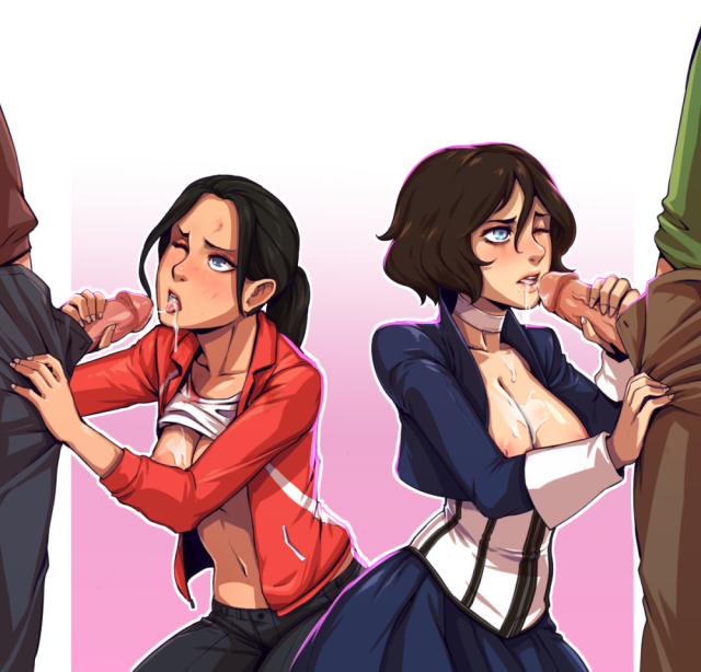 elizabeth+elizabeth (bioshock infinite)+zoey (left 4 dead)