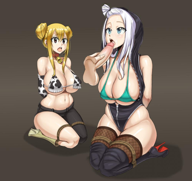 lucy heartfilia+mirajane strauss