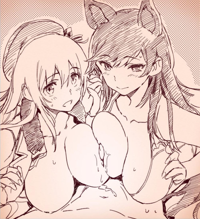 atago (azur lane)+atago (kancolle)