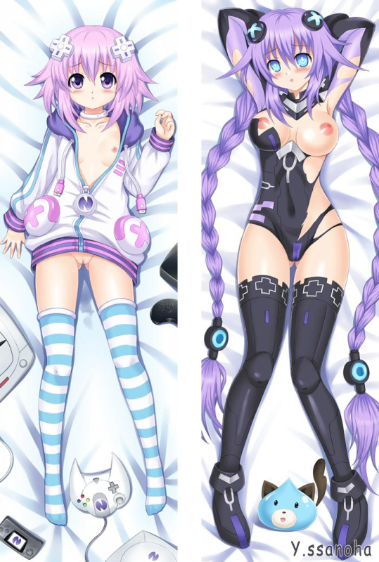 dogoo+neptune (neptune series)+purple heart