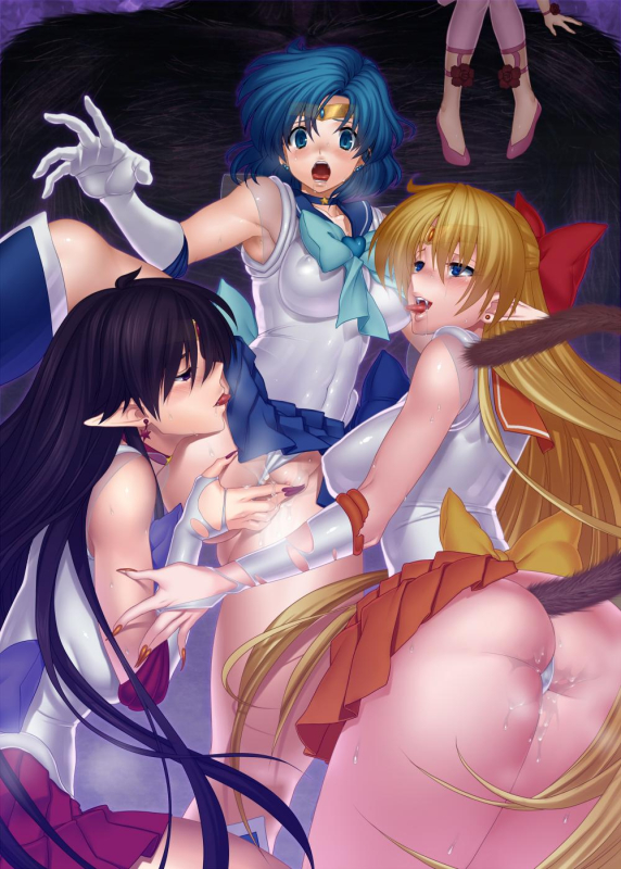 aino minako+cerecere (sailor moon)+hino rei+mizuno ami+sailor mars+sailor mercury+sailor venus