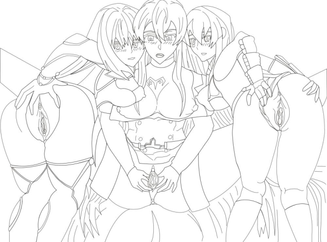 akame+esdeath+scathach (fate)+scathach (fate) (all)