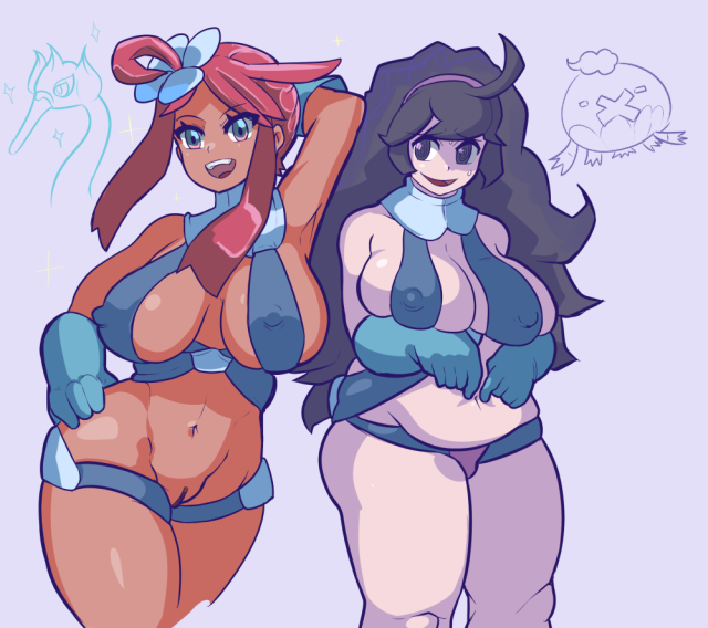 drifblim+hex maniac (pokemon)+skyla (pokemon)+swanna