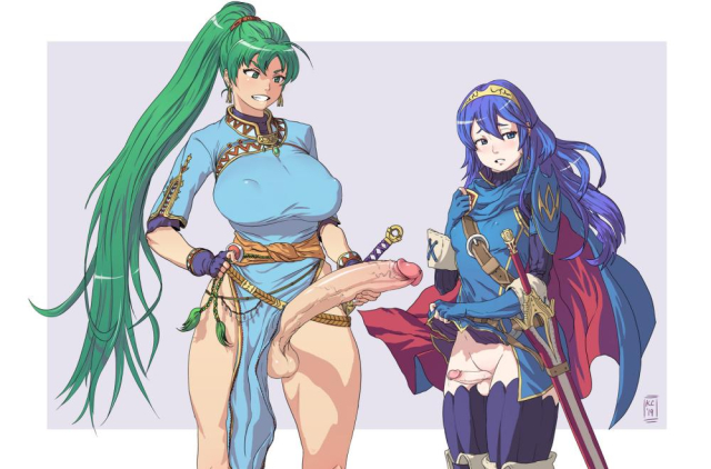 lucina (fire emblem)+lyn (fire emblem)