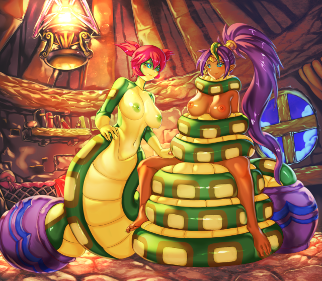 shantae (character)+tuki (shantae)