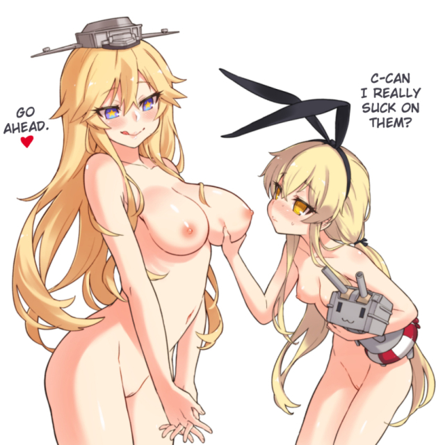 iowa (kantai collection)+shimakaze (kantai collection)