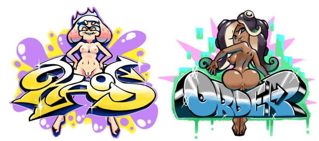 inkling+marina (splatoon)+octarian+octoling+pearl (splatoon)