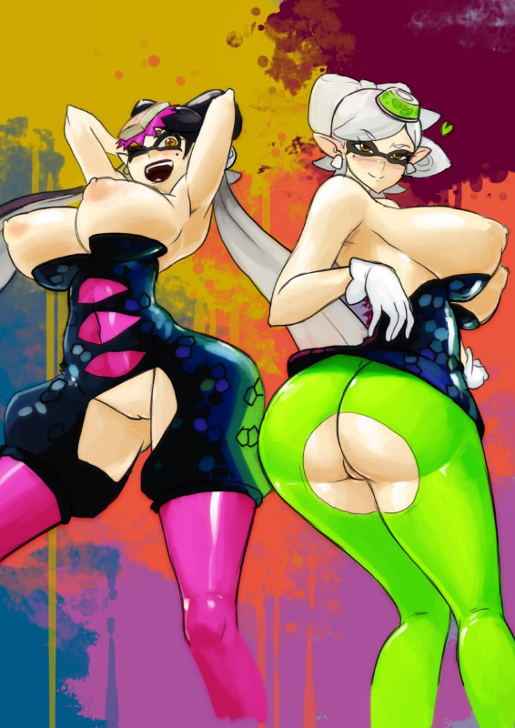 callie (splatoon)+marie (splatoon)