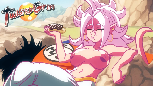 android 21+android 21 (evil)+majin android 21+son goku