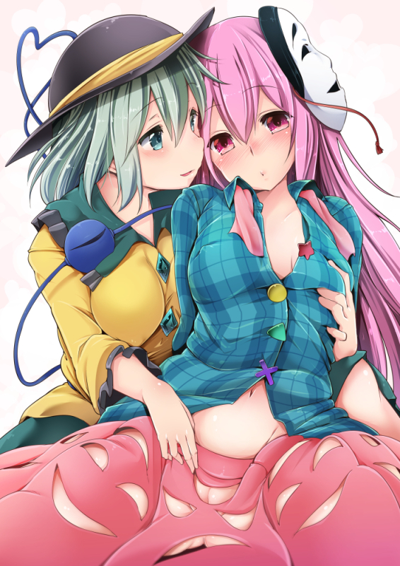 hata no kokoro+komeiji koishi