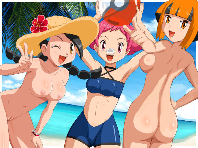 candice (pokemon)+gardenia (pokemon)+gym leader+maylene (pokemon)