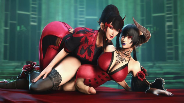 eliza (tekken)+mishima kazumi