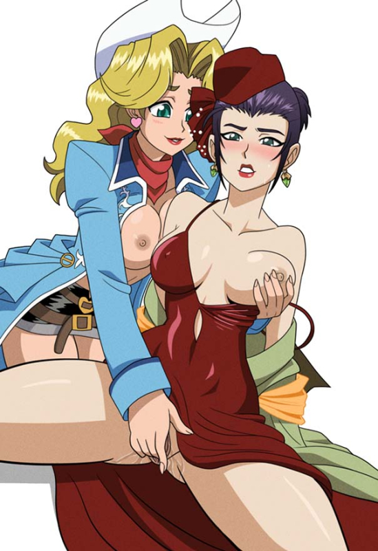 faye valentine+judy (cowboy bebop)