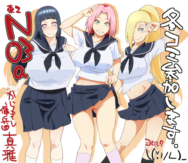 haruno sakura+hyuuga hinata+yamanaka ino