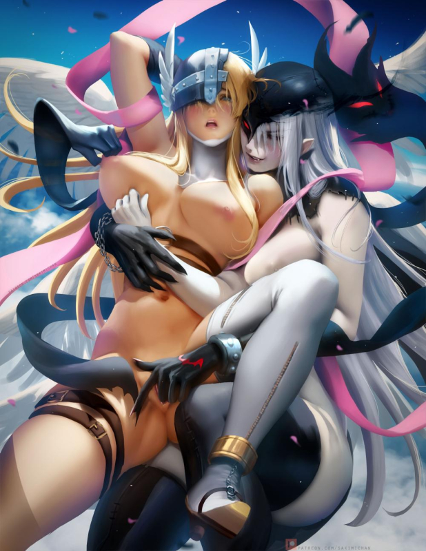 angewomon+ladydevimon